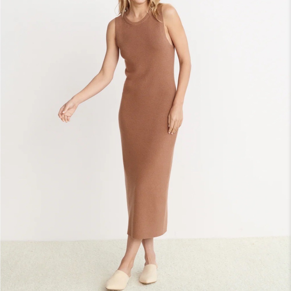NWT! JENNI KAYNE Sleeveless Sweater Dress in Clay - S